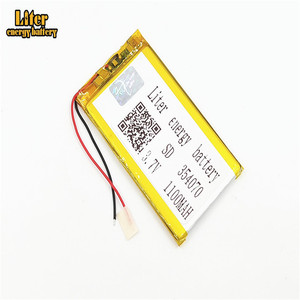 Hot sale 354070 1100 mAh 3,7 V LiPo battery small lithium battery solar cell for Blood Glucose - Product Image 4