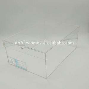 Modern Clear Acrylic Sneaker Display Box Ultimate Organizer for Collectors for Eco-Friendly <b>Shelving</b> Showcasing Sneaker - Product Image 2