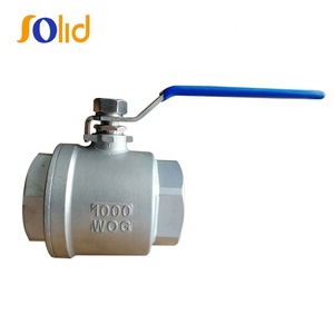 2 PZ <span class=keywords><strong>CF8M</strong></span> e Materiale WCB Avvitato End 1000WOG Valvole a Sfera - Product Image 3