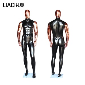 2024 New Type Matte Black Chrome <strong>Mannequin</strong> <strong>Male</strong> for Clothing Shop - Product Image 2