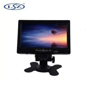 Vehicle 7 / 9 inches Standalone 12 volt dc lcd monitor With BNC Connector