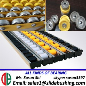 Volante cinta transportadora sobre las rueda con rodamientos universal de bola transportadores de rodillos seel de <span class=keywords><strong>skate</strong></span> de cinta transportadora de <span class=keywords><strong>skate</strong></span> de rodillos - Product Image 2