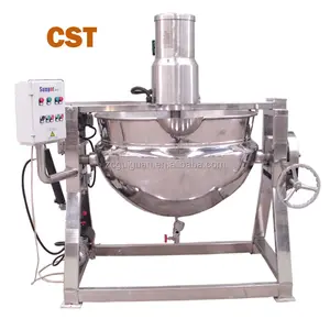 Automatic Planetary Stirring cooking kettle/Pot/ Jacketed Cooking Kettle with Mixer