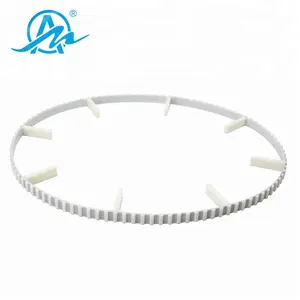 Customized White L Pu Seamless Small Timing Belt With Baffle