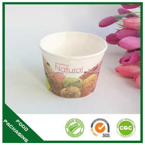Fabricante de porcelana de diseño personalizado taza de papel del helado tapa PARA <span class=keywords><strong>MASCOTAS</strong></span> - Product Image 2