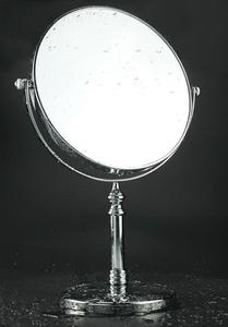 Gương Trang Điểm Cao 8 Inch Hai Mặt Cứng Có Chân Đứng Miễn Phí Với Độ Phóng Đại 1X/3X - Product Image 2