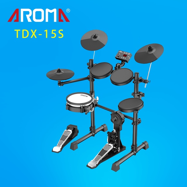 TDX-15S High Quality Digital Drum Kit Cool Professional Electronic Aroma Drum Set