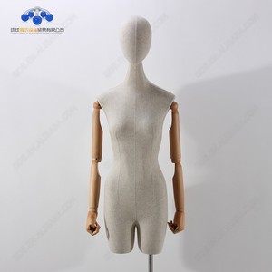 <span class=keywords><strong>Mannequin</strong></span> <span class=keywords><strong>de</strong></span> couturière réglable en bois pour robe féminine, taille enfant, bras à vendre - Product Image 5