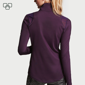 OEMเสื้อผ้ากีฬายิมกีฬาเสื้อผ้าผู้หญิงออกกำลังกายแจ็คเก็ตด้วยตาข่าย - Product Image 3