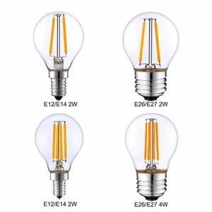 Ampoules Led à Filament edison E27 G45, éclairage d'urgence, 12V, 24V, 36V, 4W