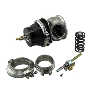 PQY RACING- GT II 60MM Turbo Wastegate regolabile nero-<span class=keywords><strong>V</strong></span> cinturino per 1jzgte / SR20DET PQY5891BK - Product Image 5