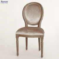 Chaise Louis Xv en bois, siège de salle à manger, Style ancien princesse français, 2019