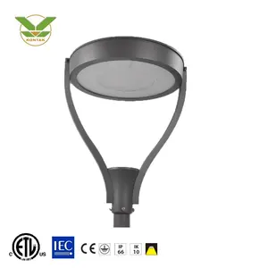 Die-fusione di Alluminio Architettonica Illuminazione della Zona Della Top LED Palo Giardino luci 45w 55w 60w