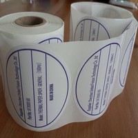 Rouleau d'Étiquettes Thermiques Directes Personnalisées 38x25mm 57x32mm, Adhésifs pour Imprimante de Codes-Barres
