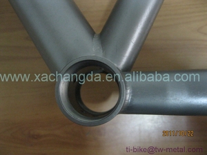 Alta luz y barato marco de bicicleta de carretera 700c carreras de bicicleta de titanio marco de Titanio en china - Product Image 3