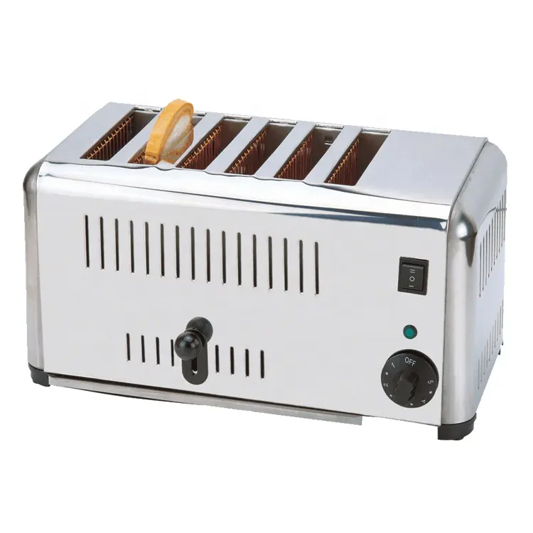 Коммерческий 4 ломтика слот электрическая печь для хлеба/тостер/чайник/тостер с таймером всплывающее окно ET-4