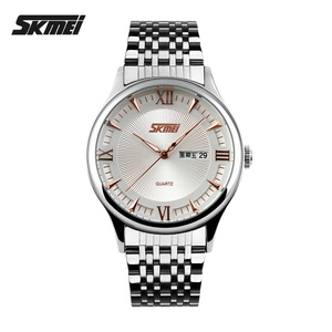 <span class=keywords><strong>Orologio</strong></span> da <span class=keywords><strong>Uomo</strong></span> in Acciaio Inossidabile con Movimento al Quarzo Giapponese Goldlis, Impermeabile 3ATM di Skmei - Product Image 5