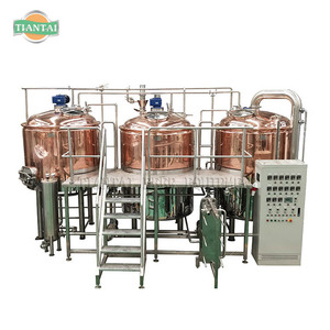Tiantai 2000l Stoom Drie Vaartuigen Industriële Bierbrouwapparatuur Brouwerij Systeem - Product Image 2