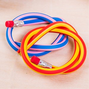 Drôle cadeau bendy et flexible PVC leadholder et <span class=keywords><strong>graphite</strong></span> crayons - Product Image 3