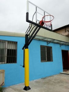 Aro de Baloncesto con Altura Ajustable FIBA, Juego Completo con Tablero de Vidrio Templado para Entrenamiento, Venta de Fábrica - Product Image 3