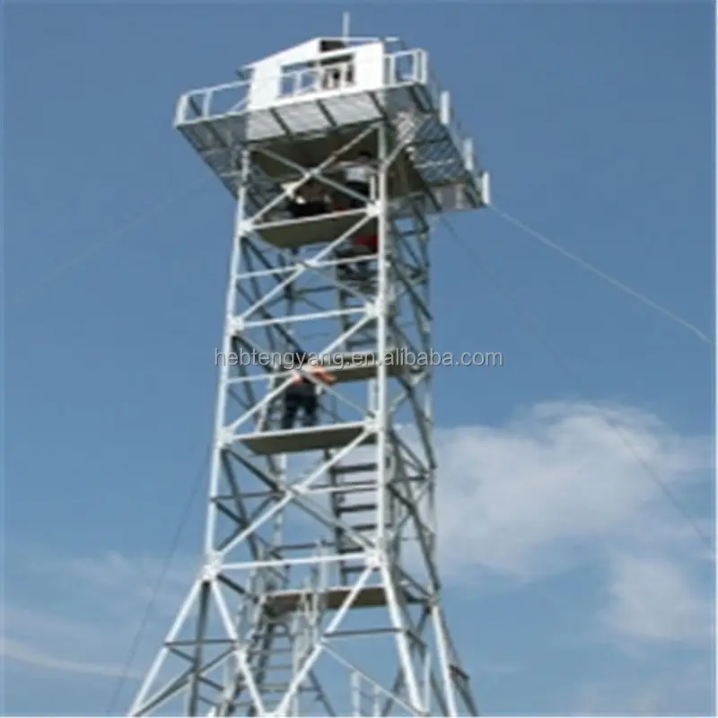 Zincatura tubolare in acciaio angolo Fuoco training 30 m osservazione torre