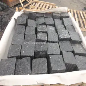 Popular zhangpu black basalt pavement tiles
