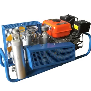 High Pressure Piston Diesel Air Compressor for Firefighting Scba Breathe Equipment