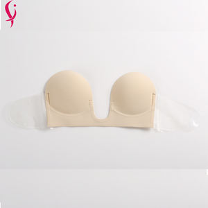 Herbruikbaar Onzichtbaar Backless Voor Vrouwen <span class=keywords><strong>U</strong></span> Vorm Bh Nieuwe Versie Vrouwen Kleverige Beha - Product Image 3