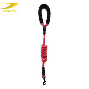 Precio competitivo, productos para mascotas, <span class=keywords><strong>collar</strong></span> y correa de perro de cuerda de nailon coloridos, correas de lona con logotipo personalizado - Product Image 5