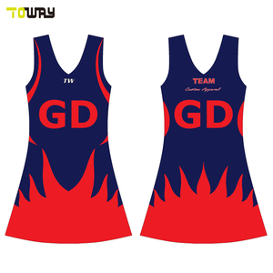 Vestido de <span class=keywords><strong>netball</strong></span> <span class=keywords><strong>sexy</strong></span> con patrón personalizado para mujer