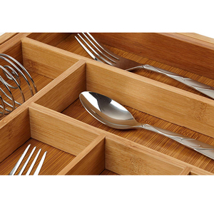 Grandes de plástico de cocina cajón insertar práctico cajón organizador accesorios de cocina utensilios y cubiertos