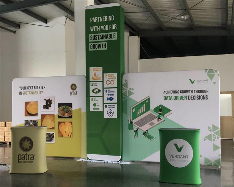 Easy set up portable stand d'exposition 10x10 stands d'exposition pour la publicité événement