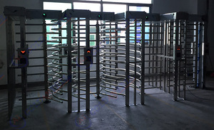 Nhiều hai chiều lối vào làn xe an ninh đầu đọc thẻ RFID chiều cao đầy đủ quay vòng Turnstile Cổng với <span class=keywords><strong>Access</strong></span> control hệ thống - Product Image 2