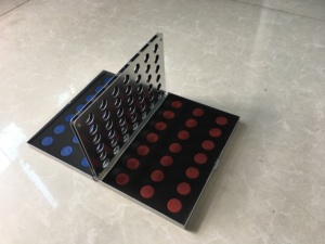 Gioco degli <span class=keywords><strong>Scacchi</strong></span> in Alluminio Quattro in Fila - Product Image 4