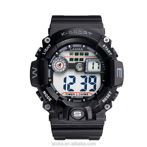 Reloj de pulsera digital resistente al agua para hombres Ali <span class=keywords><strong>Baba</strong></span> de China, diseño deportivo barato con características de alarma resistente al agua para compras a granel - Product Image 4