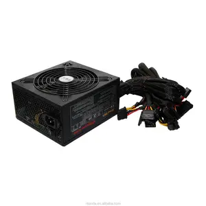 Fonte de alimentação de ouro 1600w para sistemas industriais rx470/570, rx480/580 6gpu