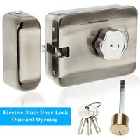 Serrure de porte électronique intelligente sans clé avec moteur silencieux, contrôle d'accès, DC 8V-18V, temps de déverrouillage de 0,25 s