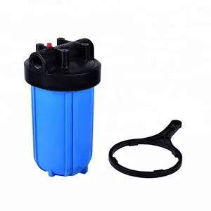 Carcasa grande de filtro de agua azul de 10 pulgadas para purificador de agua potable