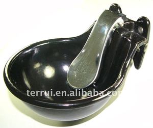 Terrui ghisa con fiocco per mucca con rivestimento in smalto per ciotola automatica per bestiame da latte o manzo - Product Image 3