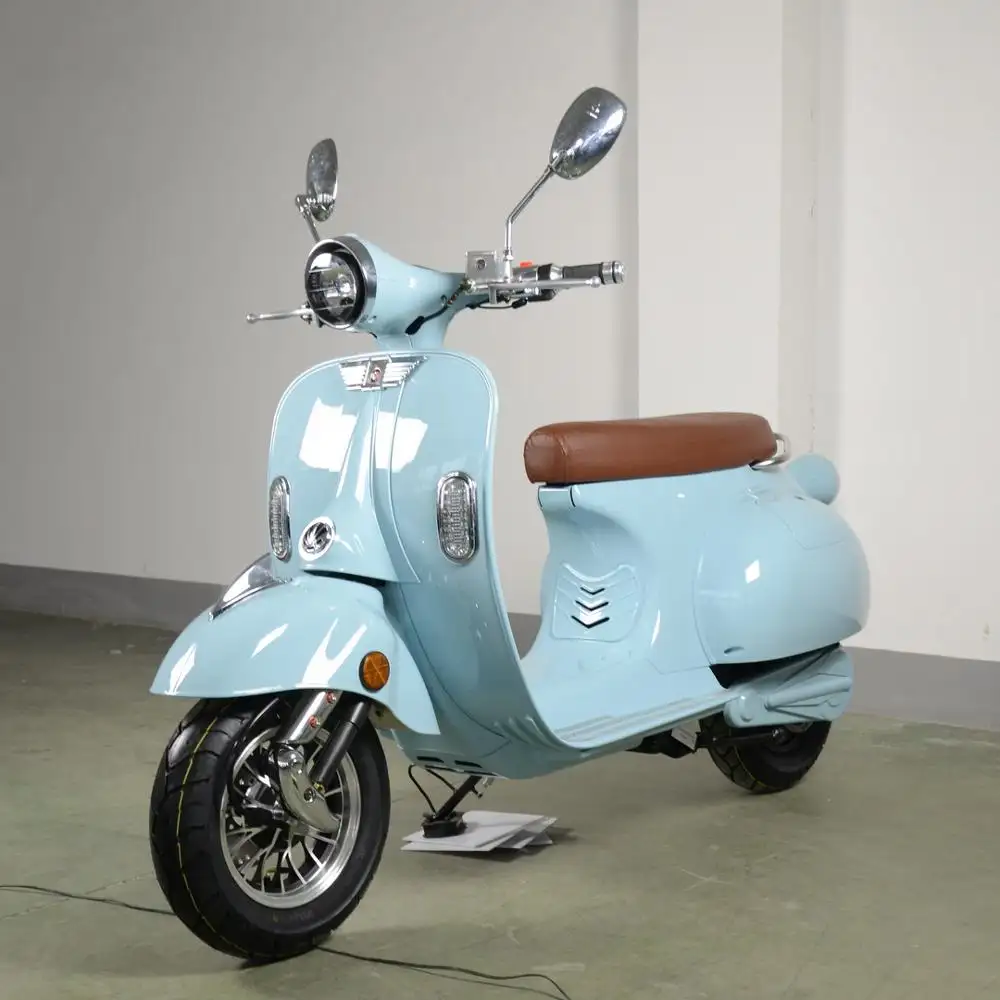 Amoto 2000w 60V EEC China Classic VESPA vintage electric vespa scooter Retro Italy style e motorcycle