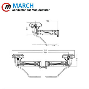 Colector de corriente, <span class=keywords><strong>conductor</strong></span>, grúa bus bar - Product Image 1