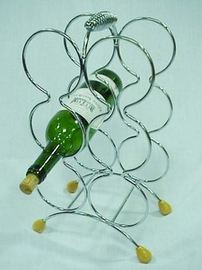 Stackable Floor Standing Metal <b>Wire</b> Wine <b>Rack</b> - Product Image 4