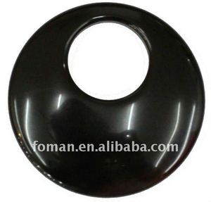 Collana rotonda 50mm Donut ciondolo gioielli e pietra naturale ciambella - Product Image 1