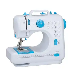 Fanghua-mini máquina de coser eléctrica, FHSM-505, overlock doméstico, máquina de coser