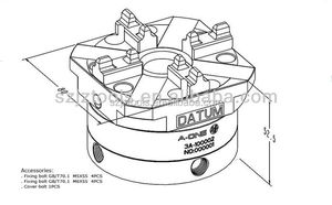 Rápido action-portabrocas magnético automático para máquina de abrazadera de tubo, torno de 4 mordazas - Product Image 2