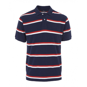 nuova moda blu bianco della banda <span class=keywords><strong>verticale</strong></span> closeout noi polo - Product Image 5