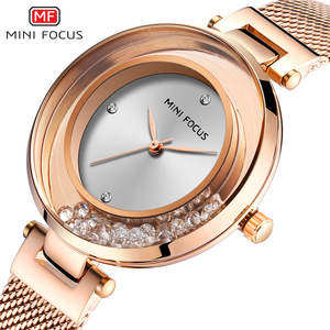 <span class=keywords><strong>Reloj</strong></span> <span class=keywords><strong>MINI</strong></span> <span class=keywords><strong>FOCUS</strong></span> Nuevo Modelo de Lujo para Mujer, con Cristal Prismático, Correa de Malla de Acero Dorado, <span class=keywords><strong>Reloj</strong></span> de Cuarzo, Marca de Alta Gama, <span class=keywords><strong>Reloj</strong></span> Femenino - Product Image 3