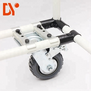 DY77 4 Zoll <span class=keywords><strong>5</strong></span> Zoll 6 Zoll Industrielle Eisen-PU-Schwenkrollen Schwerlast-Laufrollen - Product Image 3