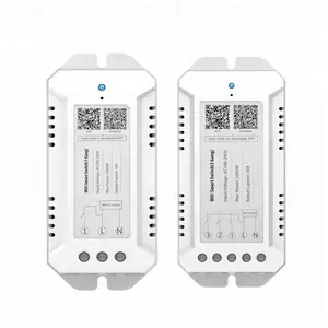 Telefone Controlado 220v Inteligente Iot Home Sistema Automático 1 2 Maneira Gangue Interruptor de Luz WI-FI