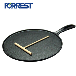 10.5 pollici Ghisa Piastra Pre-condito Rotonda Cast Padella di Ferro Perfetto per Frittelle, Pizze, e Quesadillas - Product Image 4